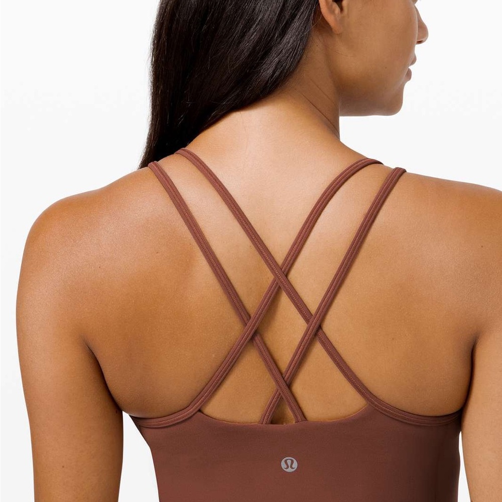 Lululemon Athletica Brown Strappy Sports Bra
